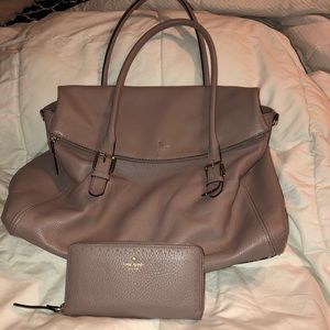 Kate Spade purse with matching wallet